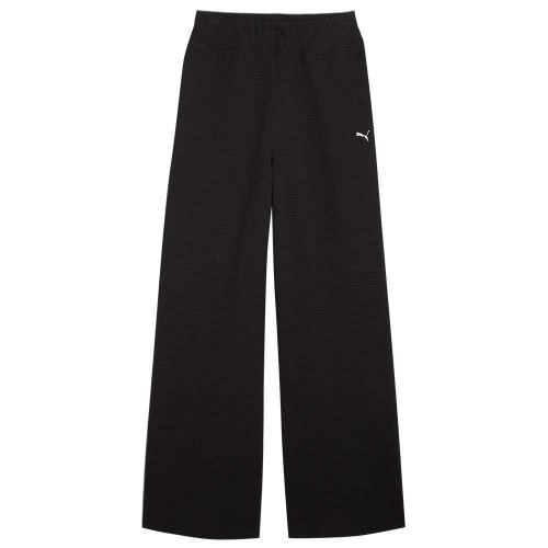 Puma Γυναικείο παντελόνι φόρμας Studio Textured High-Waist Pants